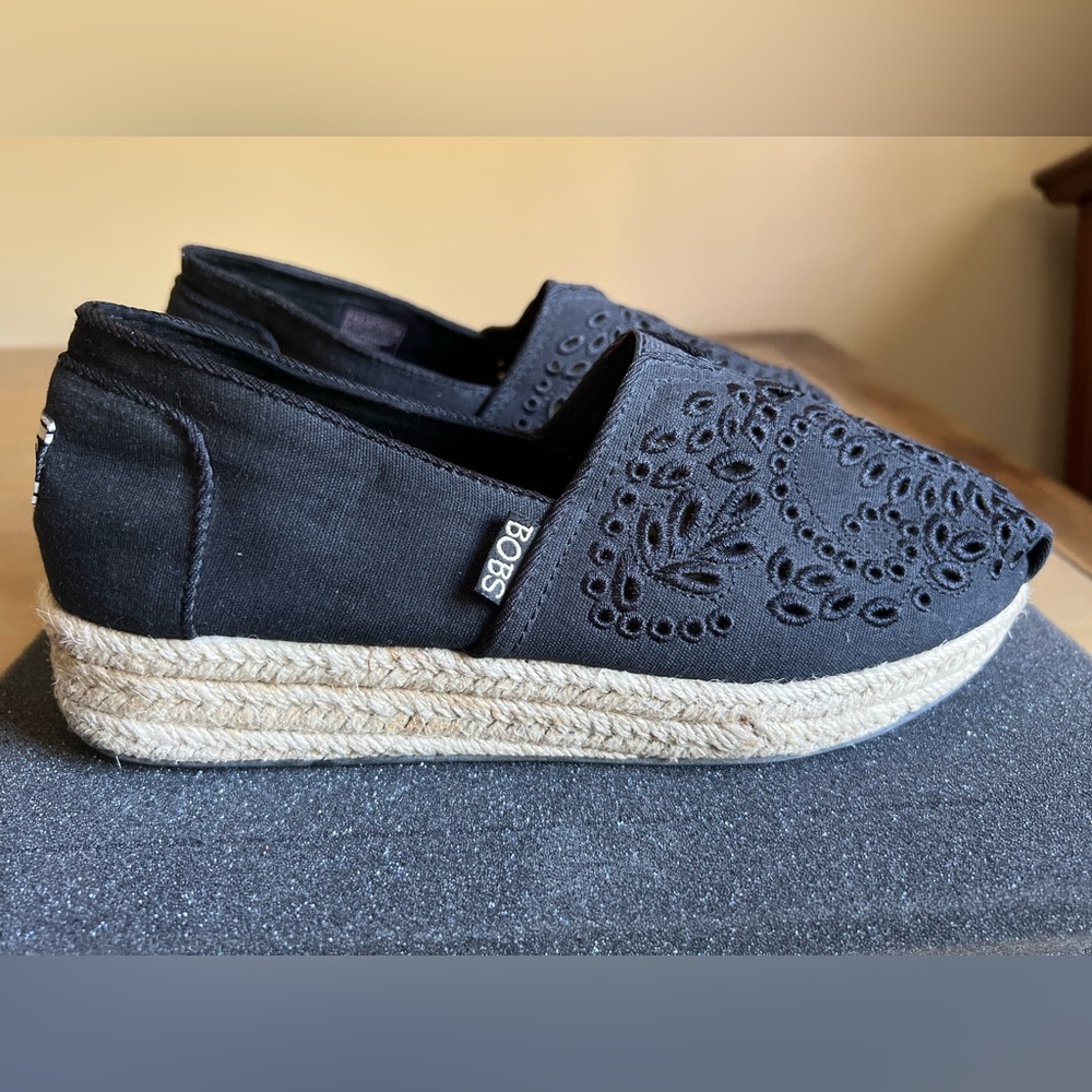 Skechers BOBS Black Espadrilles